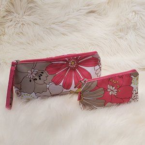 Floral Clinique Makeup Bags
